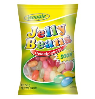 Woogie Jelly Beans Żelki Kwaśne 250 g GUNZ - Fine european food