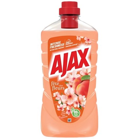 AJAX Płyn 1L do podłóg kwiat Brzoskwini AJAX Płyn 1L do podłóg kwiat Brzoskwini