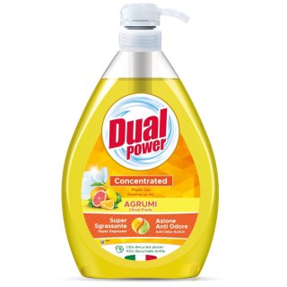 DUAL POWER Płyn do naczyń 1L z pompkąAgrumi
