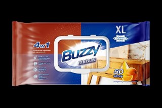 Buzzy Meble Chusteczki Nawilżone do Czyszczenia 50 szt. Clovin Germany GmbH