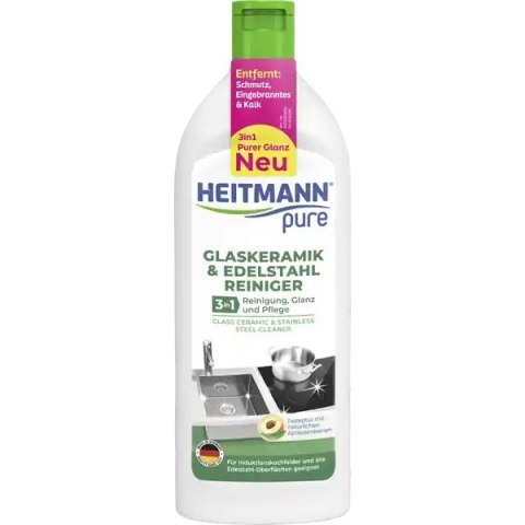 HEITMANN Pure Mleczko do płyt ceramicznych/stalowych 250ml