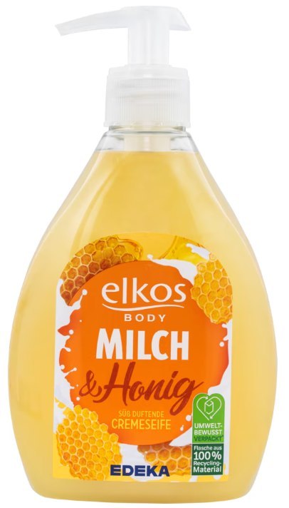 Elkos Milch & Honig Mydło w Płynie 500 ml EDEKA ZENTRALE Stiftung & Co. KG