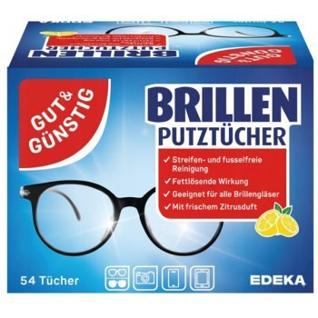 G&G Chusteczki Nawilżone do Czyszczenia Okularów 54 szt. EDEKA ZENTRALE Stiftung & Co. KG