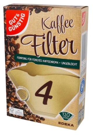G&G Filtry do Kawy Rozmiar 4 120 szt. EDEKA ZENTRALE Stiftung & Co. KG