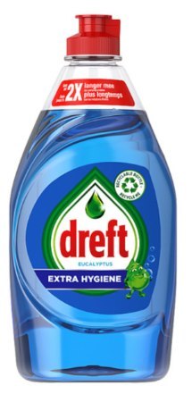 Dreft Extra Hygiene Eukalyptus Płyn do Naczyń 430 ml Procter & Gamble