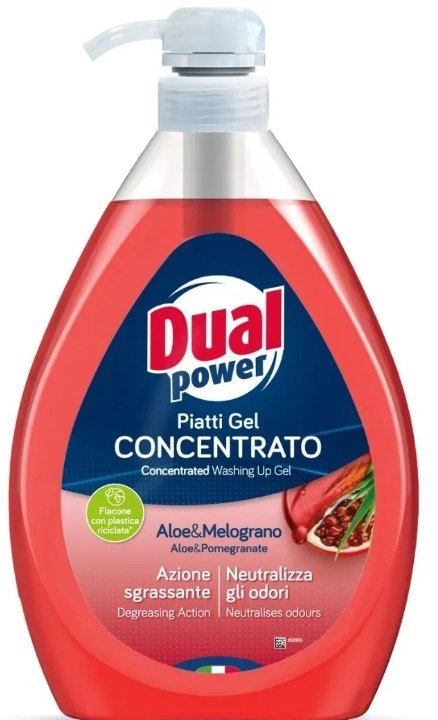 Dual Power Aloes & Granat Płyn Do Mycia Naczyń 1 l Dual Power