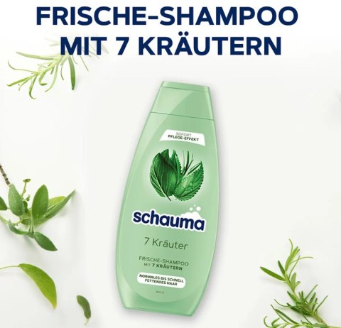 Schauma 7 Kräuter Ziołowy Szampon do Włosów 400 ml Schwarzkopf & Henkel