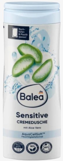 Balea Sensitive Żel pod Prysznic 300 ml Balea Sensitive Żel pod Prysznic 300 ml