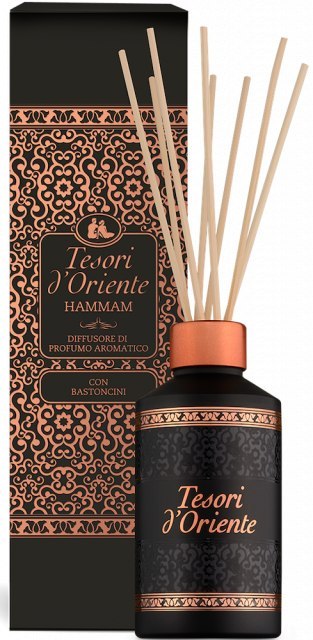 Tesori d'Oriente Hammam Dyfuzor Aromatyczny z Patyczkami 200 ml Tesori d'Oriente Hammam Dyfuzor Aromatyczny z Patyczkami 200 ml