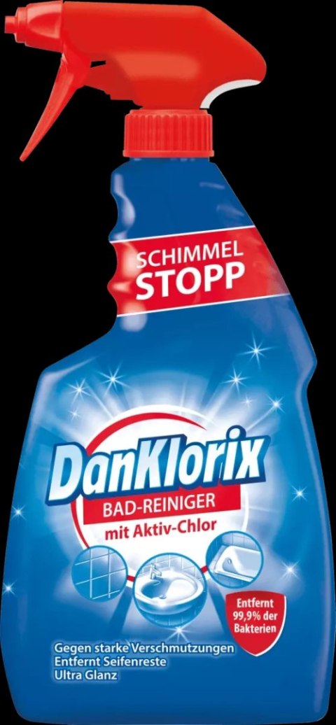 DanKlorix Środek z Aktywnym Chlorem Blokujący Pleśń 750 ml CP GABA GmbH DanKlorix Środek z Aktywnym Chlorem Blokujący Pleśń 750 ml CP GABA GmbH